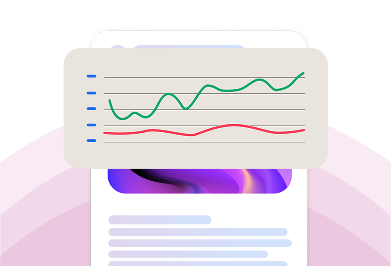 Siteimprove content performance dashboard showing analytics trends and content optimization insights.